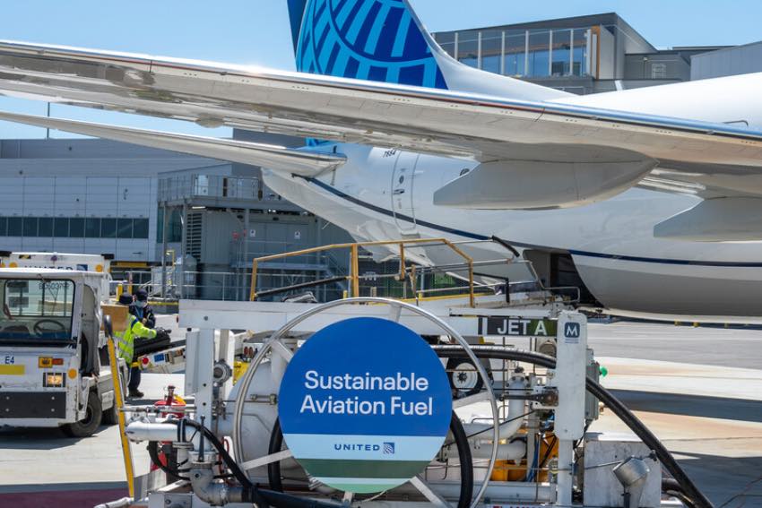 Amex GBT joins United Airlines’ sustainable fuel fund